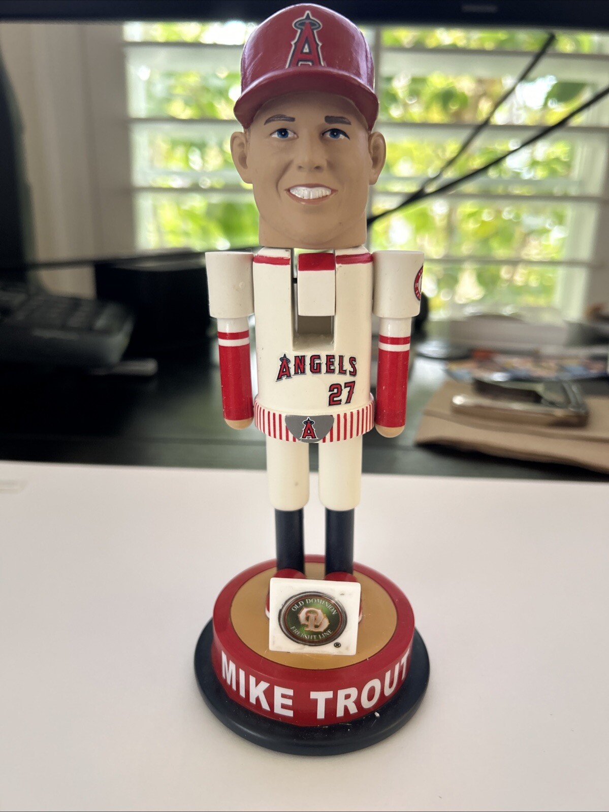 Mike Trout Nutcracker Los Angeles Angels Anaheim -  Christmas