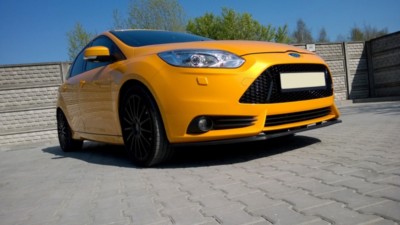 Für Ford Focus Mk3 St Vorwort Diffusor Diffusor Maxton Design glänzend schwarz 