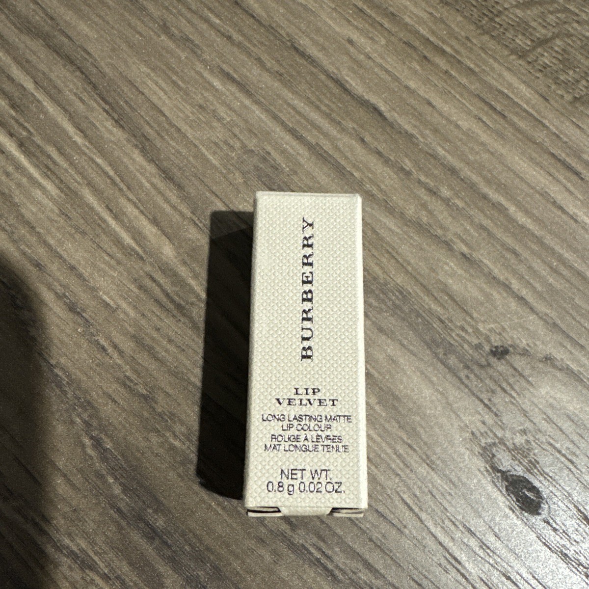 BNIB Burberry Lip Velvet Matte Lipstick #407 Nude (Mini Size)