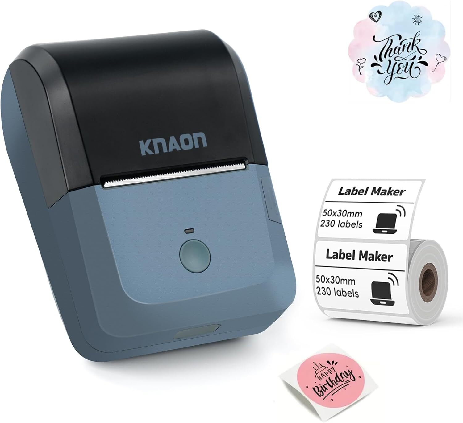 Bluetooth Thermal Label Maker Y50P with Tape Portable Sticker Printer