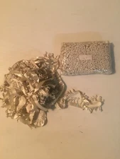 White Beaded Fringe 10 Yards