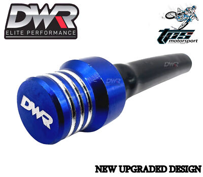 DWR BLAU MOTORRAD MOTOCROSS ENDURO TRAIL BIKE TANKDECKEL ENTLÜFTUNGSROHR