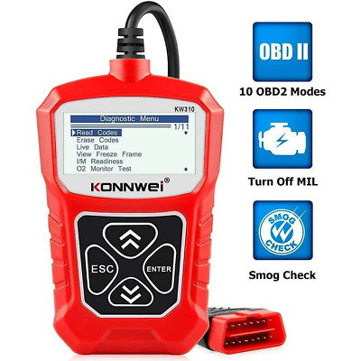 Automotive OBD2 Scanner Live Data Diagnostic Tool Check Engine Light Code Reader
