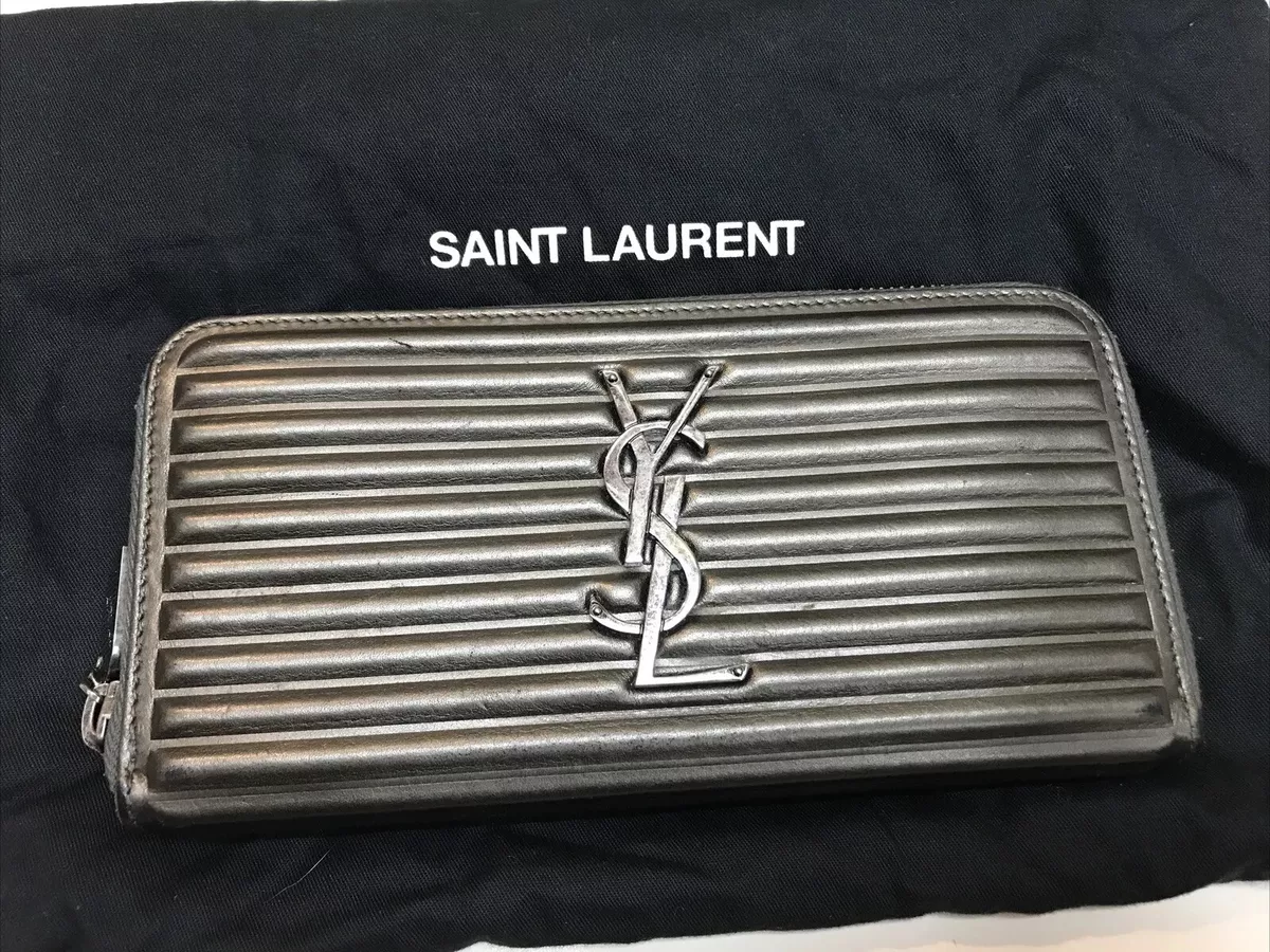 Yves Saint Laurent, Bags, Ysl Monogram Zip Around Wallet