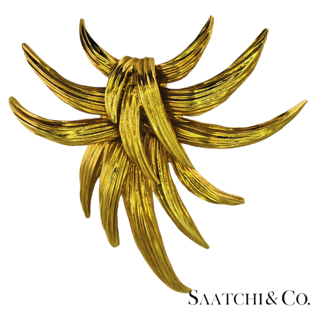 Tiffany & Co: 14k(585) Yellow Gold  Vintage Brooch / Pin