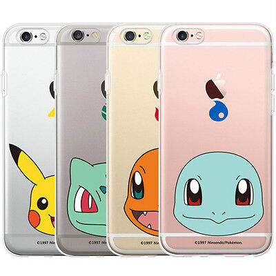 Genuine Pokemon Point Clear Case Iphone 6 6s Case Iphone 6 6s Plus Case 4 Types Ebay