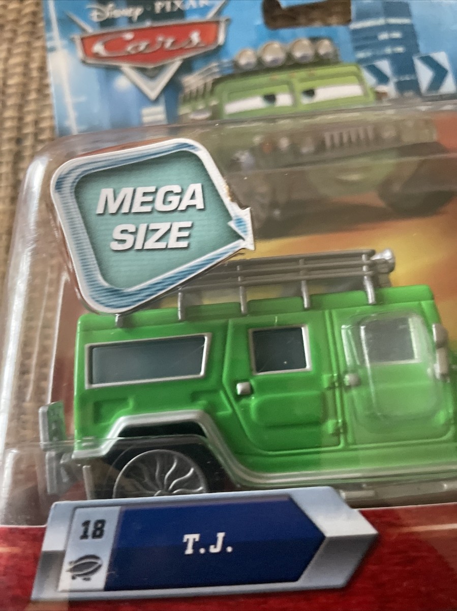 Disney Pixar CARS Mega Size #18 T.J. Diecast Vehicle N.I.P!! | eBay