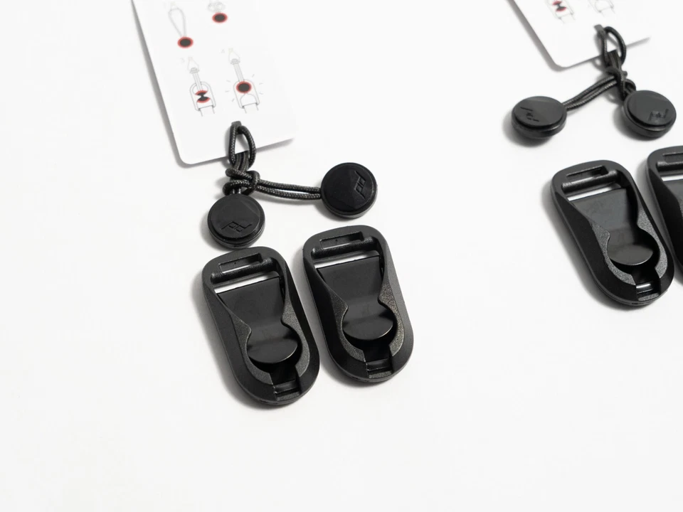 4x Black Peak Design Anchors & 4x Mounts for camera straps - Image 2 of 2