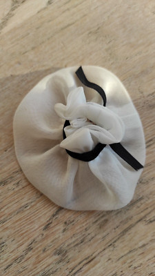 Vintage Barbie Hut Outfit After five#934, hat black white 1962-64, 60er