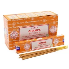 Satya Champa Incense Sticks Agarbatti Pack of 12X15g Each 180 Incense Sticks