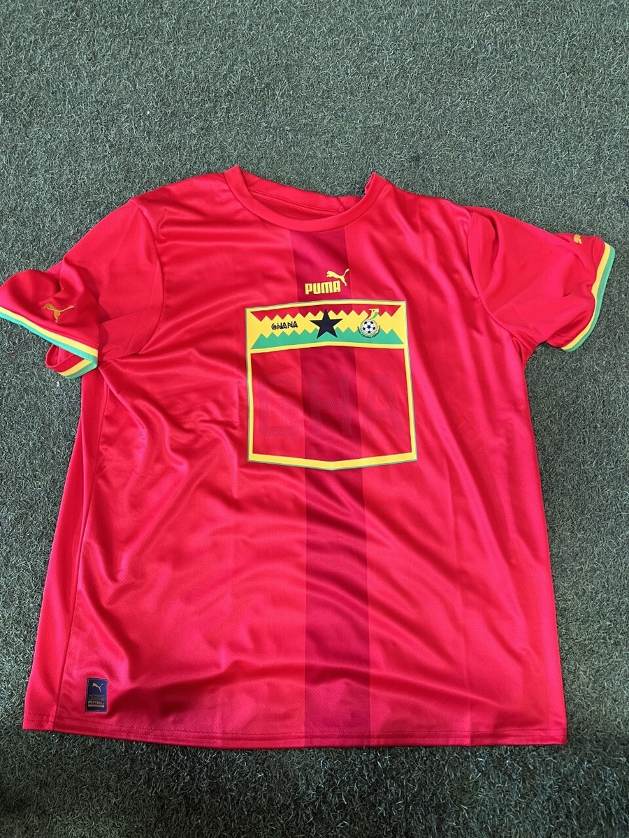 Puma 22-23 Puma Ghana Away Jersey - Red | eBay