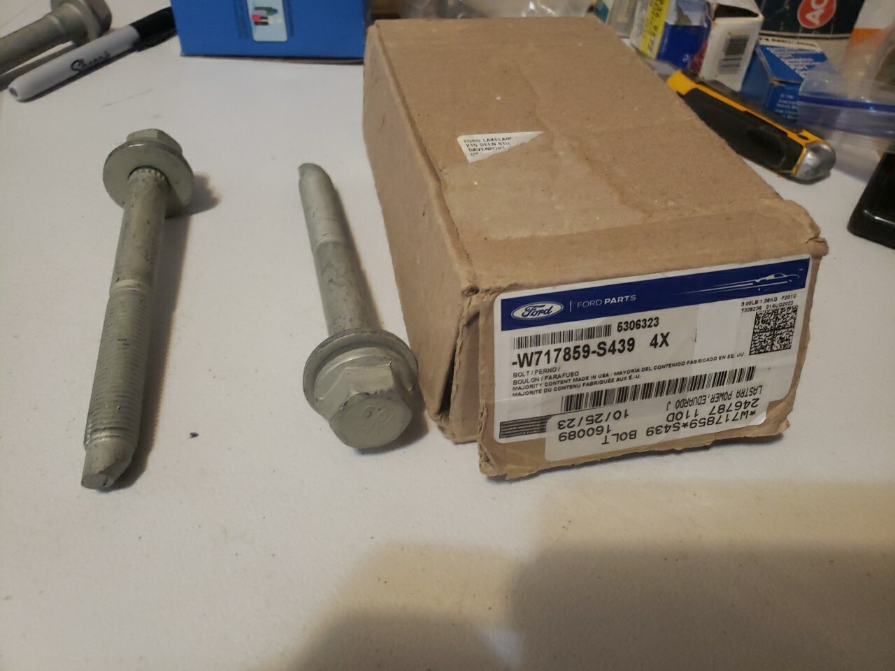 Ford OEM Suspension CROSSMEMBER Bolt W717859S439 Image 10 for sale