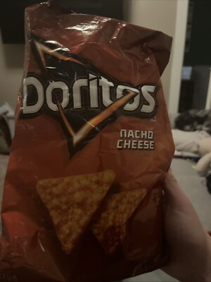 DORITOS NACHO CHEESE HALD EATEN