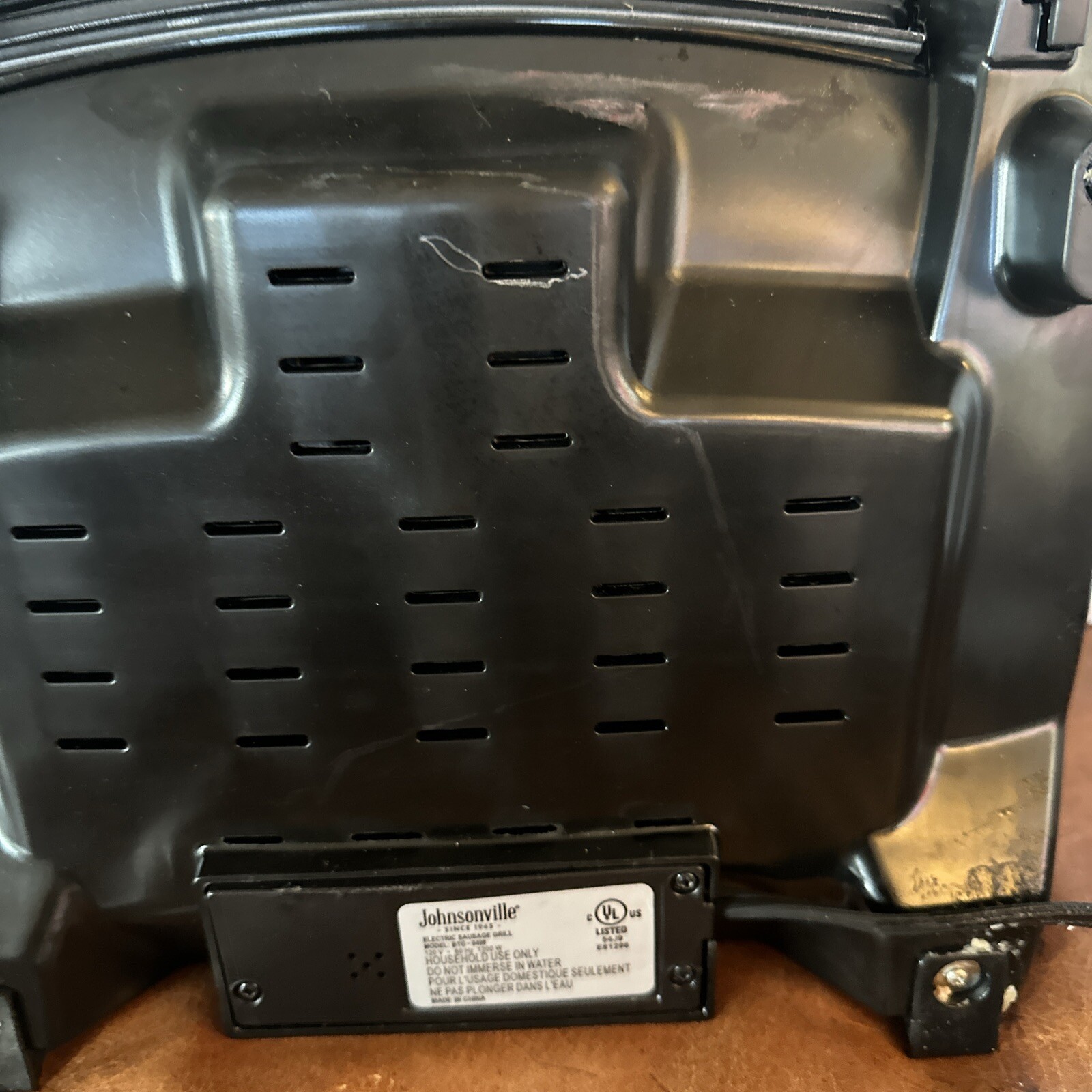 Johnsonville Sizzling Sausage Grill Indoor Electric Grill BTG0498 No