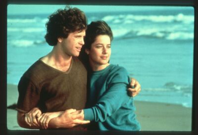 1989 DEBRA WINGER & MARK KEYLOUN In MIKE'S MURDER Original 35mm Slide
