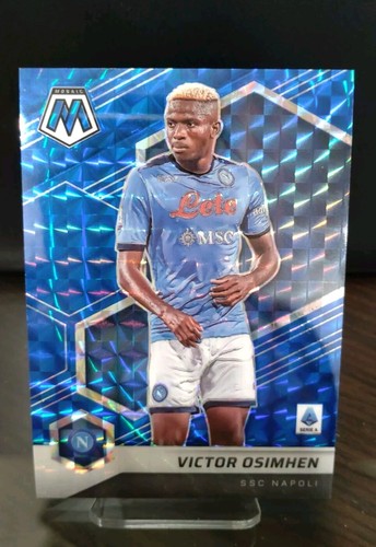 Victor Osimhen [Blue Mosaic] #40 2021 Panini Mosaic Serie A card