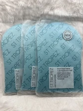 3 Pc - St. Tropez Dual Sided Velvet Luxe Applicator Mitt - NEW & SEALED