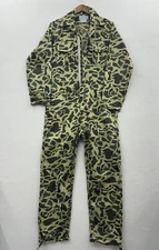 Crown Hunting Clothing Frog Duck Camo Coveralls Size Medium 60" Hong Kong