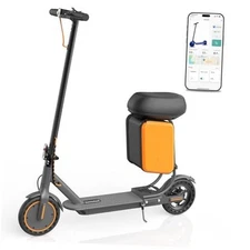 Electric Scooter for Adults, Folding E Scooter with 16mph-5.2Ah-8.5in-with seat