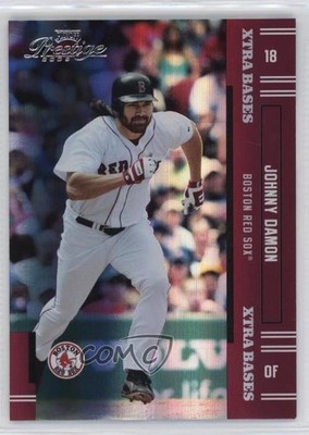 2005 Playoff Prestige Xtra Bases Red 106/150 Johnny Damon #118 04br