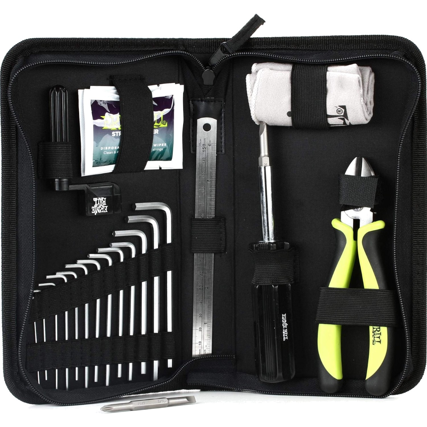Portable Guitar Maintenance Kit - P04114 with Essential Tools for Musicians