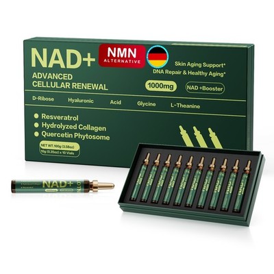 NAD+ Zellregeneration 1000mg   Flüssigkeit NAD Nahrungsergänzungsmittel für Anti