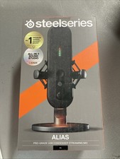 SteelSeries Alias USB Mic for PC Bigger Capsu...