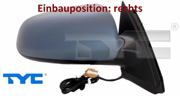 TYC 302-0035 AußEnspiegel Rechts Spiegel AußEn FüR Audi-image