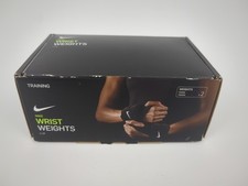 Nike Wrist Weight 1 Lb 2 Pack Unisex Style Black Brand New Open Box