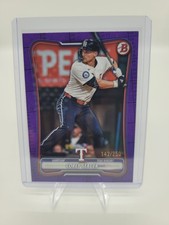 Topps Bowman Chrome 2026 Corey Seager Texas Rangers #45 Purple Geometric /250