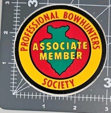 Vintage 1970s Professional Bowhunters Society PBS 3" Sticker 1976 SCARCE