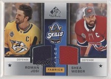 2020-21 SP Game Used NHL All-Star Skills Fabrics Dual Roman Josi Shea Weber 0gn4