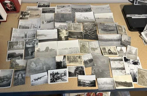 Lot Of 50 WW2 military pictures B&W Photographs Army , Navy Buildings Soldiers