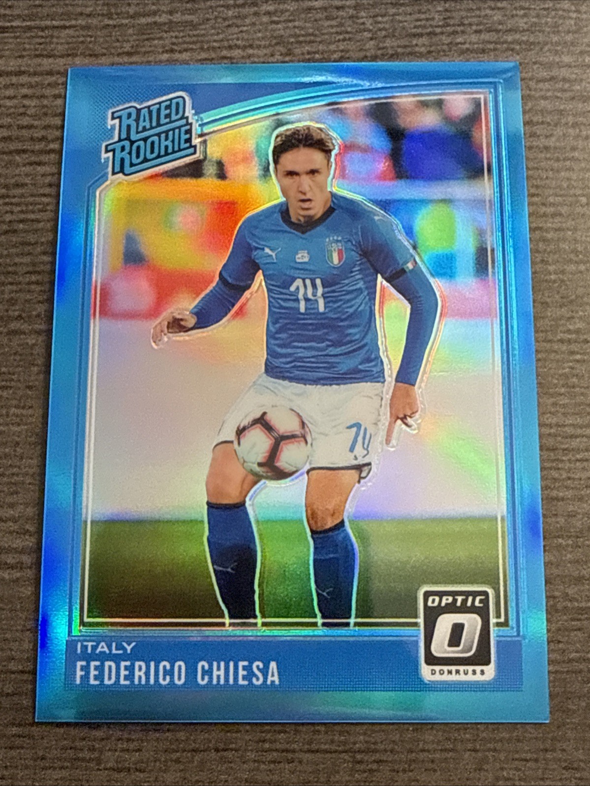 Federico Chiesa RC 131/149 2018 Panini Donruss Optic Aqua Italy #192