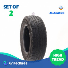 Set Of 2 Used 23565r16c Goodyear Wrangler Workhorse Ht 121119r - 1032 Set Of 2 Used 23565r16c Goodyear Wrangler Workhorse Ht 121119r - 1032