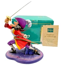 WDCC Disney Peter Pan CAPTAIN HOOK I've Got You This Time Figure COA & Box