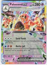 Pokemon TCG Palossand ex Surging Sparks 091/191 Double Rare Holo NM
