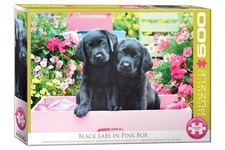 EG65005462 - Eurographics Puzzle 500 Pc - Black Labs in Pink Box