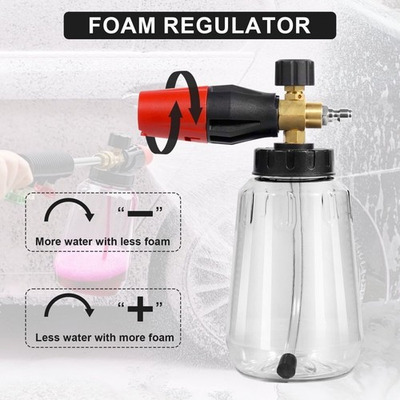 #ad Snow Foam Lance Cannon Soap Bottle Sprayer For Pressure Washer Gun Jet Car Wash $15.89