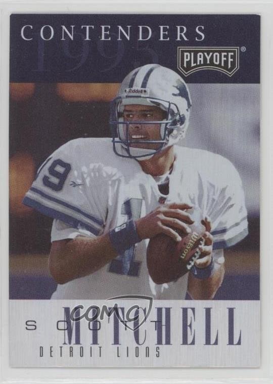 1995 Playoff Contenders Scott Mitchell #19 0qr0