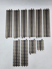 Atlas 3-Rail O Gauge Straight Track Lot #6050 - READ - Some Cut - 10x Pieces