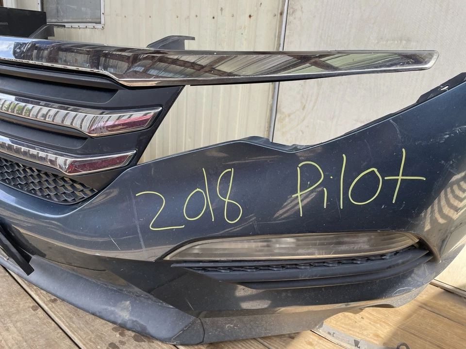 Parachoques delantero para Honda Pilot 2016-2018 (completo con parrilla) Foto 4 de 4