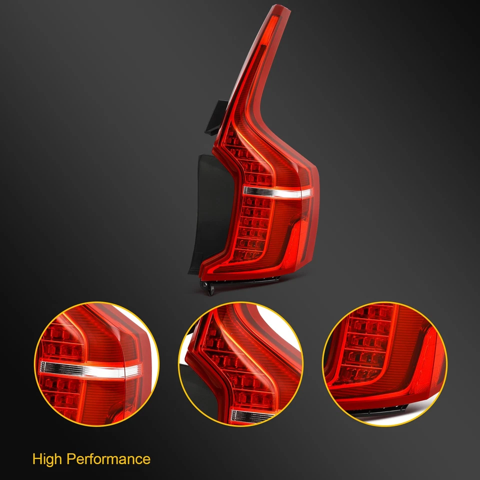 Conjunto de luz trasera LED lateral derecha para Volvo XC90 2016-2024 lámpara de freno roja Foto 2 de 4