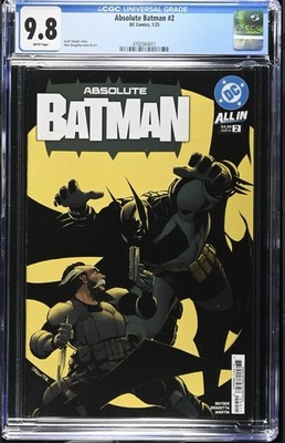 Absolute Batman #2 CGC 9.8 First Print Cover A Nick Dragotta
