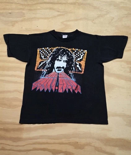 Frank Zappa Vintage 1980's Concert T-Shirt Small Band Single 1980s vintage concert t-shirt, vintage, size S, single stitch, B+ condition