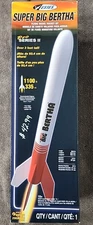 Estes Super Big Bertha Pro #9719 New Model Rocket Kit Free Shipping No Reserve!
