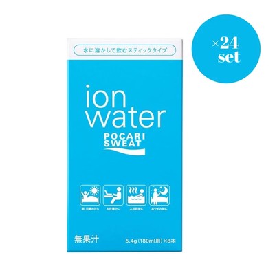 Ion Water Pocari Sweat Stick type Powder 5.4g ( for 180ml ) x 8 piece x 24 box