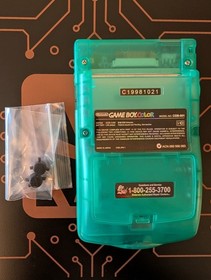 Nintendo Game Boy Color GBC AMOLED Screen Seafoam Green - REPAIRED & TESTED