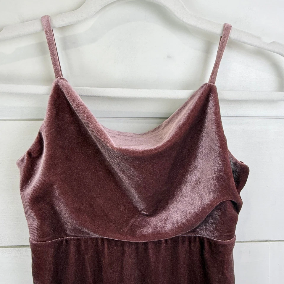 Vestido de festa Revelry JUNIORS SKYE veludo DUSTY ROSE MAXI menina médio - Imagem 3 de 4