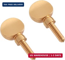 2pcs Saxophone Neck Screws, Heavy Golden Sax Neck Screw Brass Tightening Attach
